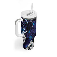 New Zealand Maori Matariki Tumbler With Handle Tui Bird Galaxy LT7 - Polynesian Pride