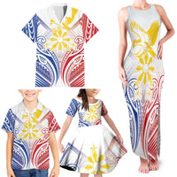 Philippines Tribal Sun Personalized Family Matching Tank Maxi Dress and Hawaiian Shirt Hunting Eagle