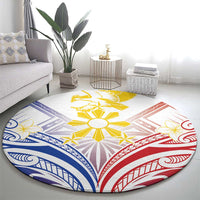 Philippines Tribal Sun Round Carpet Hunting Eagle LT7 - Polynesian Pride
