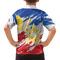Personalized Filipino Sun and Stars Family Matching Off Shoulder Maxi Dress and Hawaiian Shirt Grunge Vibes
