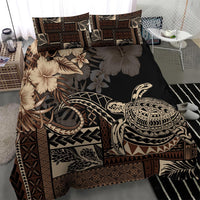 Vaiaso o le Gagana Samoa Bedding Set Siapo Motif Black