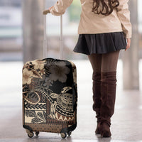 Vaiaso o le Gagana Samoa Luggage Cover Siapo Motif Black