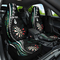 Personalized New Zealand Darts Car Seat Cover Paua Shell Koiri - Manaia
