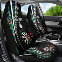 Personalized New Zealand Darts Car Seat Cover Paua Shell Koiri - Manaia