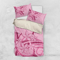 Aotearoa Maori Bedding Set Pink Fern Ribbons - Polynesian Pride