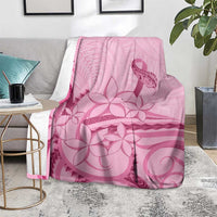 Aotearoa Maori Blanket Pink Fern Ribbons LT7 - Polynesian Pride