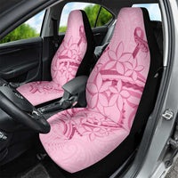 Aotearoa Maori Car Seat Cover Pink Fern Ribbons - Polynesian Pride