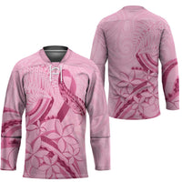 Aotearoa Maori Hockey Jersey Pink Fern Ribbons LT7 - Polynesian Pride