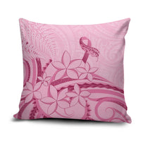 Aotearoa Maori Pillow Cover Pink Fern Ribbons - Polynesian Pride