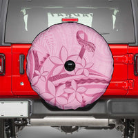 Aotearoa Maori Spare Tire Cover Pink Fern Ribbons LT7 - Polynesian Pride