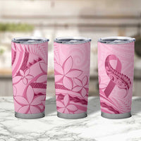 Aotearoa Maori Tumbler Cup Pink Fern Ribbons - Polynesian Pride
