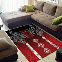 Aotearoa Maori Iwi Heritage Area Rug Ngapuhi Kokowai