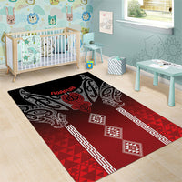 Aotearoa Maori Iwi Heritage Area Rug Ngapuhi Kokowai