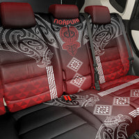 Aotearoa Maori Iwi Heritage Back Car Seat Cover Ngapuhi Kokowai