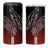 Aotearoa Maori Iwi Heritage 4 in 1 Can Cooler Tumbler Ngapuhi Kokowai