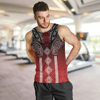Aotearoa Maori Iwi Heritage Men Tank Top Ngapuhi Kokowai