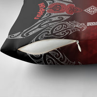 Aotearoa Maori Iwi Heritage Pillow Cover Ngapuhi Kokowai