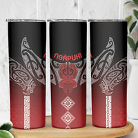 Aotearoa Maori Iwi Heritage Skinny Tumbler Ngapuhi Kokowai