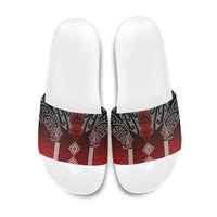 Aotearoa Maori Iwi Heritage Slide Sandals Ngapuhi Kokowai