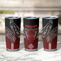 Aotearoa Maori Iwi Heritage Tumbler Cup Ngapuhi Kokowai