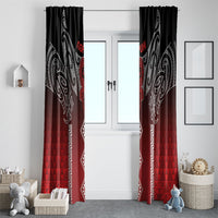 Aotearoa Maori Iwi Heritage Window Curtain Ngapuhi Kokowai