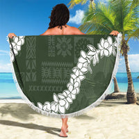 Hawaii Aloha Beach Blanket Sage Quilt Patch Work Mix Plumeria Lei