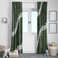 Hawaii Aloha Window Curtain Sage Quilt Patch Work Mix Plumeria Lei