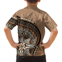 Tonga Ngatu Kid Hawaiian Shirt Tokelau Classic Motifs LT7 - Polynesian Pride