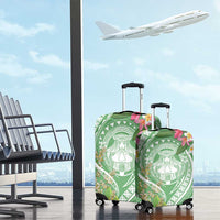 Aloha Molokai Island Luggage Cover Hawaii Pua Kukui