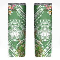 Aloha Molokai Island Skinny Tumbler Hawaii Pua Kukui