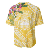 Aloha Hawaii Oahu Baseball Jersey Wahine with Ilima Lei