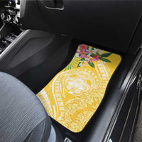 Aloha Hawaii Oahu Car Mats Wahine with Ilima Lei
