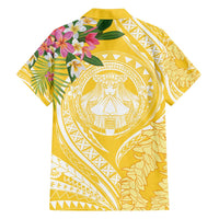 Aloha Hawaii Oahu Family Matching Puletasi and Hawaiian Shirt Wahine with Ilima Lei LT7 - Polynesian Pride