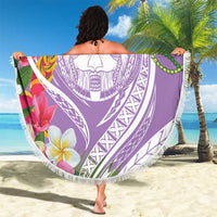 Aloha Hawaii Kauai Beach Blanket Frangipani Mix Mokihana Lei