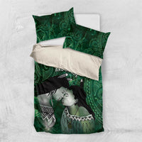 New Zealand Aroha Koe Mama Bedding Set Maori Hongi - Pounamu