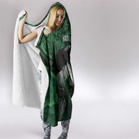 New Zealand Aroha Koe Mama Hooded Blanket Maori Hongi - Pounamu