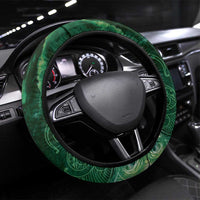 New Zealand Aroha Koe Mama Steering Wheel Cover Maori Hongi - Pounamu