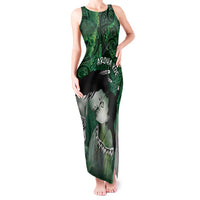 New Zealand Aroha Koe Mama Tank Maxi Dress Maori Hongi - Pounamu
