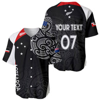 Personalised New Zealand Rugby Baseball Jersey Aotearoa World Cup 2023 Champions LT7 - Polynesian Pride