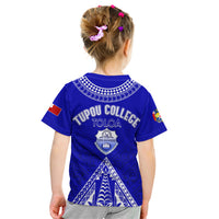 Personalised Tupou College Toloa Kid T Shirt Tongan Kupesi - Special LT7 - Polynesian Pride