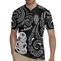 Kia Hara Te reo Maori Rugby Jersey Manaia Moko Pattern