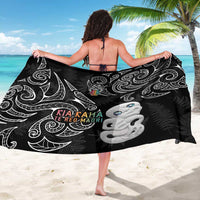Kia Hara Te reo Maori Sarong Manaia Moko Pattern
