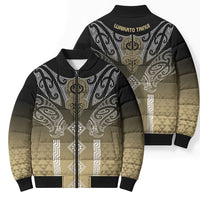 Aotearoa Maori Iwi Heritage Bomber Puffer Jacket Waikato Tainui Parauri