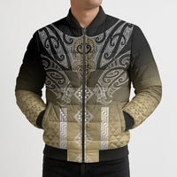 Aotearoa Maori Iwi Heritage Bomber Puffer Jacket Waikato Tainui Parauri