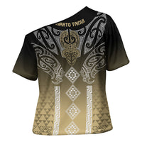 Aotearoa Maori Iwi Heritage Cross Shoulder Shirt Waikato Tainui Parauri