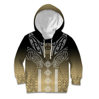 Aotearoa Maori Iwi Heritage Kid Hoodie Waikato Tainui Parauri