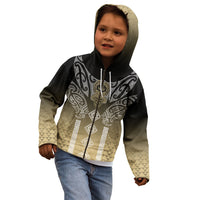 Aotearoa Maori Iwi Heritage Kid Hoodie Waikato Tainui Parauri