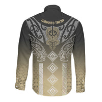 Aotearoa Maori Iwi Heritage Long Sleeve Button Shirt Waikato Tainui Parauri