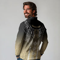 Aotearoa Maori Iwi Heritage Long Sleeve Polo Shirt Waikato Tainui Parauri