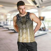 Aotearoa Maori Iwi Heritage Men Tank Top Waikato Tainui Parauri